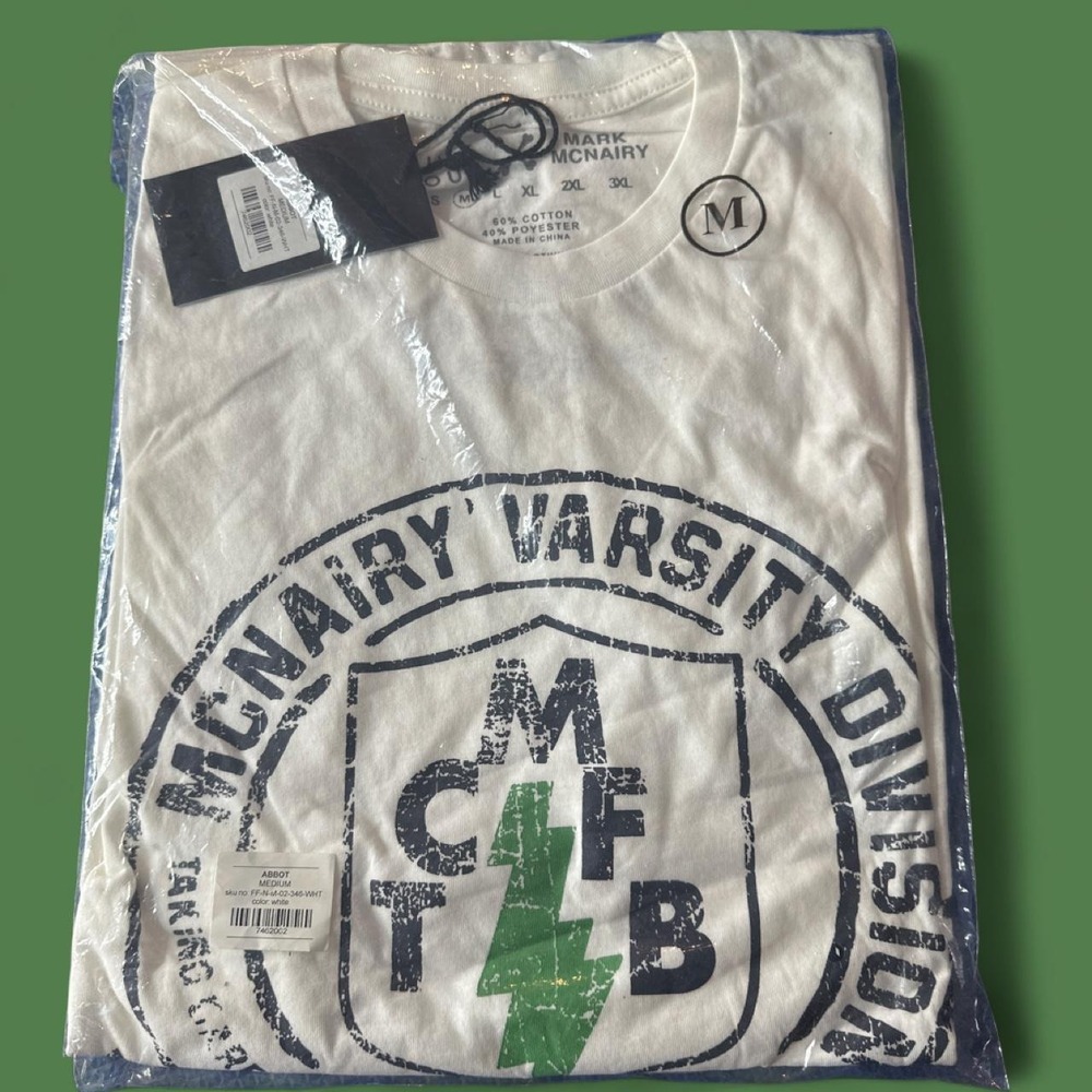 NWT Five Four x Mark McNairy Abbot varsity-inspired graphic tee - Picture 3 of 3